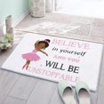 Bathroom Rugs Cute Ballerina Dancer African Girl Inspiration Indoor