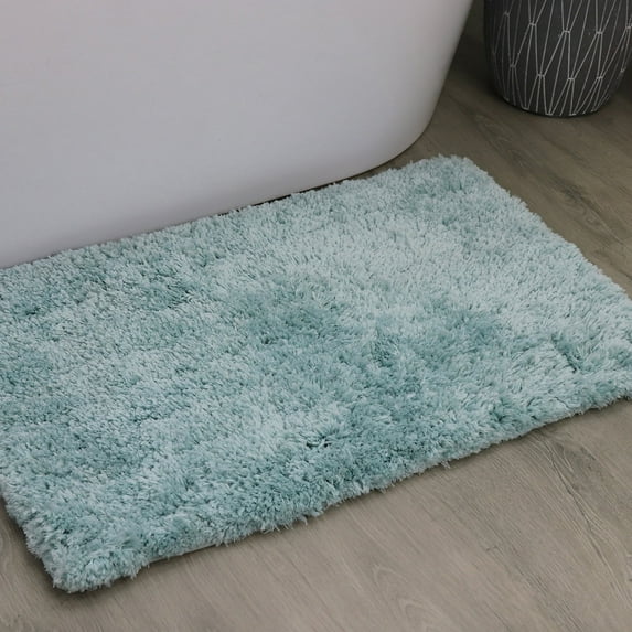 Bathroom Rugs, Extra Soft Absorbent Bath Rugs, Non-Slip, Quick Drying, Machine Washable, Plush Comfort for Bathroom Floor, Tub, Shower and Home Decor Accessories, 24x40, Turquoise