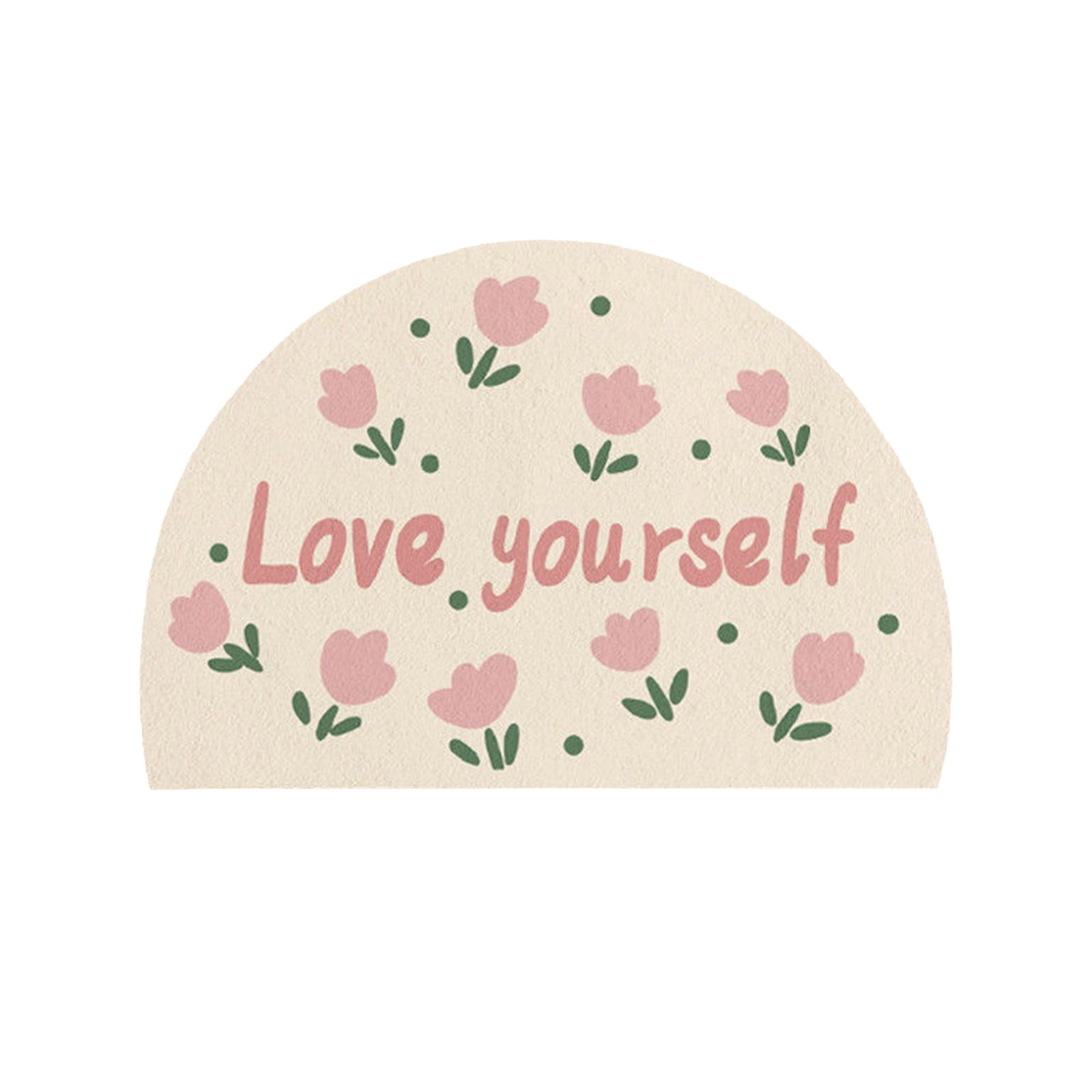 Bathroom Rugs Half Circle Bath Mat Cute Sun Bath Mats Retro Bohemian