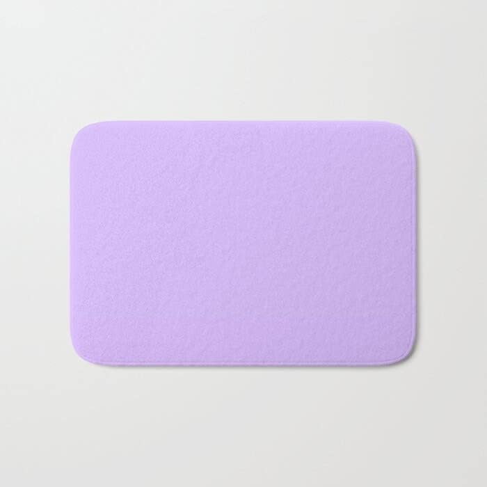 Bathroom Rugs Lavender Purple Bath Mat,Solid Purple Bathroom Mat