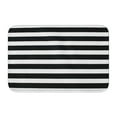 thumbnail image 1 of Bathroom Rugs Mat, Black And White Stripes Washable Non Slip Bath Kitchen Mat for Floor, Welcome Mat for Front Door Entryway Rug Indoor Door Mat Small Rugs 24x16 Inch, 1 of 5