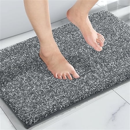 Bathroom Rugs Mat Dark Gray - 32'' x 20''