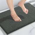 thumbnail image 1 of Bathroom Rugs Mat Pure Gray - 24'' x 17'', 1 of 5