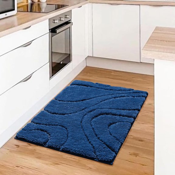 Bathroom Rugs Mat,Soft Plush Shaggy Microfiber Bath Rug,Non Slip Bath Mats For Bath[1]