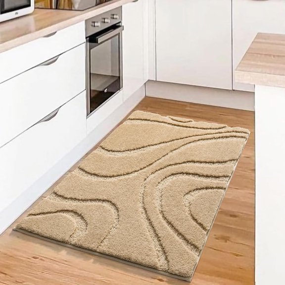 Bathroom Rugs Mat,Soft Plush Shaggy Microfiber Bath Rug,Non Slip Bath Mats For Bath[1]