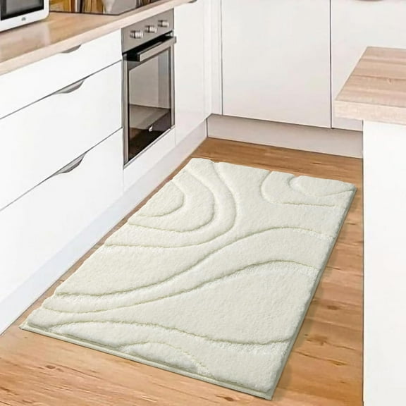 Bathroom Rugs Mat,Soft Plush Shaggy Microfiber Bath Rug,Non Slip Bath Mats For Bath[1]