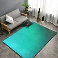 Bathroom Rugs Mat, Turquoise Light Blue NonSlip Bedroom Rug & Carpets