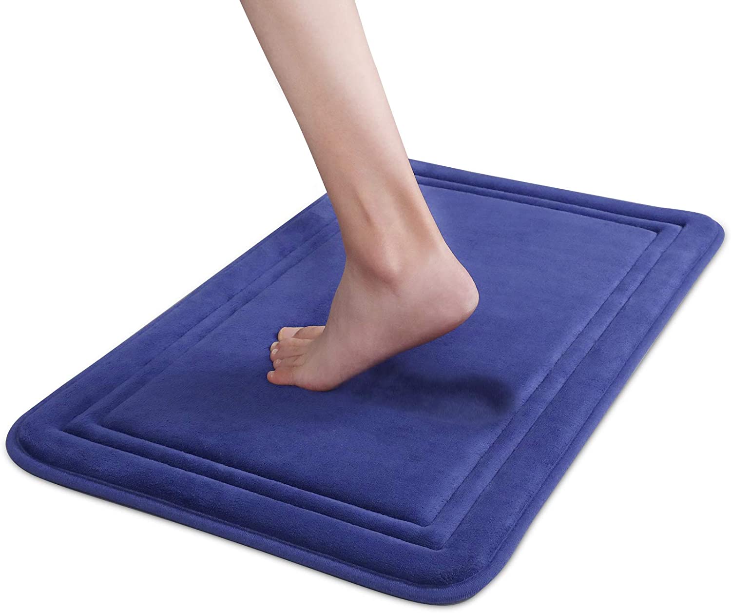 Better Homes & Gardens Ombre Memory Foam Noodle Bath Mat, Aquifer, 24