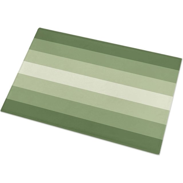 Bathroom Rugs Non Slip Absorbent Bath Mat,Sage Green Gradient Abstract