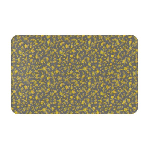 Bathroom Rugs Non Slip Washable - Abstract flower Dot pattern Kitchen Mats for Floor, Area Rugs for Entryway Rugs Indoor, Laundry Bathroom Room Door Rug with Rubber Backing 20x31.5in