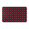 thumbnail image 1 of Bathroom Rugs Non Slip Washable - Artistic Chicken Red Kitchen Mats for Floor, Area Rugs for Entryway Rugs Indoor, Laundry Bathroom Room Door Rug with Rubber Backing 20x31.5in, 1 of 8