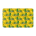 thumbnail image 1 of Bathroom Rugs Non Slip Washable - Checkered tractor St Patrick's yellow Kitchen Mats for Floor, Area Rugs for Entryway Rugs Indoor, Laundry Bathroom Room Door Rug with Rubber Backing 20x31.5in, 1 of 8