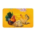 thumbnail image 1 of Bathroom Rugs Non Slip Washable - The Chicken Family Rooster Hen And Chicks Kitchen Mats for Floor, Area Rugs for Entryway Rugs Indoor, Laundry Bathroom Room Door Rug with Rubber Backing 20x31.5in, 1 of 8