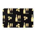 thumbnail image 1 of Bathroom Rugs Non Slip Washable - Gold Bottles Kitchen Mats for Floor, Area Rugs for Entryway Rugs Indoor, Laundry Bathroom Room Door Rug with Rubber Backing 20x31.5in, 1 of 8