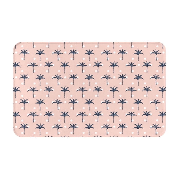 Bathroom Rugs Non Slip Washable - Palm tree_G Kitchen Mats for Floor, Area Rugs for Entryway Rugs Indoor, Laundry Bathroom Room Door Rug with Rubber Backing 20x31.5in