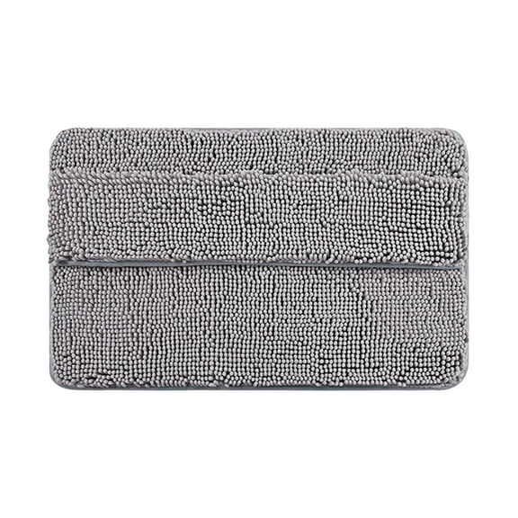 Bathroom Rugs Non Slip Washable, Rubber Bath Mats for Bathroom,Quick Dry,Super Absorbent Ultra Thin Small Bath Mat Low Pile Bath Floor Mat Fit Under Door,Shower, 16"x24"