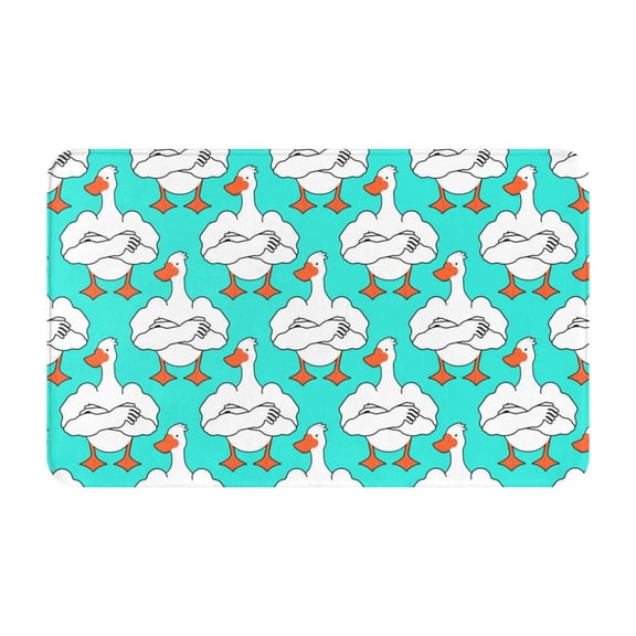 Bathroom Rugs Non Slip Washable - Strong Goose Kitchen Mats for Floor, Area Rugs for Entryway Rugs Indoor, Laundry Bathroom Room Door Rug with Rubber Backing 20x31.5in