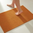 thumbnail image 1 of Bathroom Rugs Non Slip Washable, Super Absorbent Thin Bath Mat Small Quick Dry Low Pile Bathroom Rug, Orange 20"x30", 1 of 18