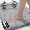 thumbnail image 1 of Bathroom Rugs Non Slip Washable Ultra Soft Absorbent Microfiber Bath Mat, Dual-Tone Decor Rug with Rubber Backing for Bathroom Floor, Tub and Shower,24x17,Home Essentials,Grey and White, 1 of 4