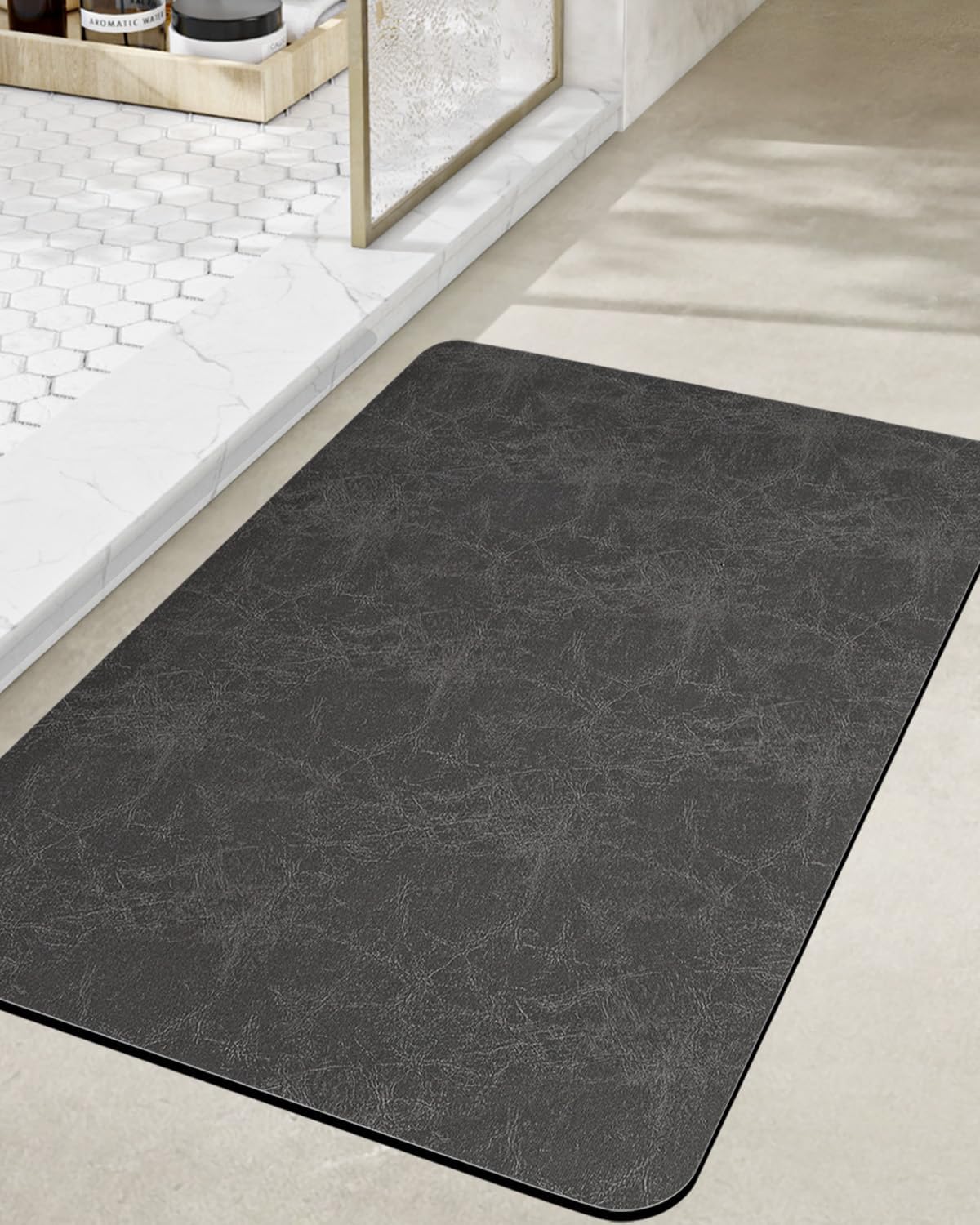 Bathroom Rugs Non Slip Washable Ultra Thin Bath Mat Bath Mats for