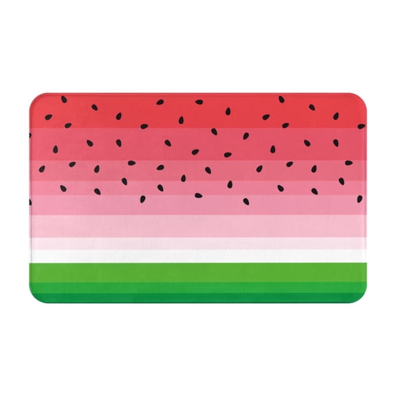 Bathroom Rugs Non Slip Washable - Watermelon Kitchen Mats for Floor, Area Rugs for Entryway Rugs Indoor, Laundry Bathroom Room Door Rug with Rubber Backing 20x31.5in