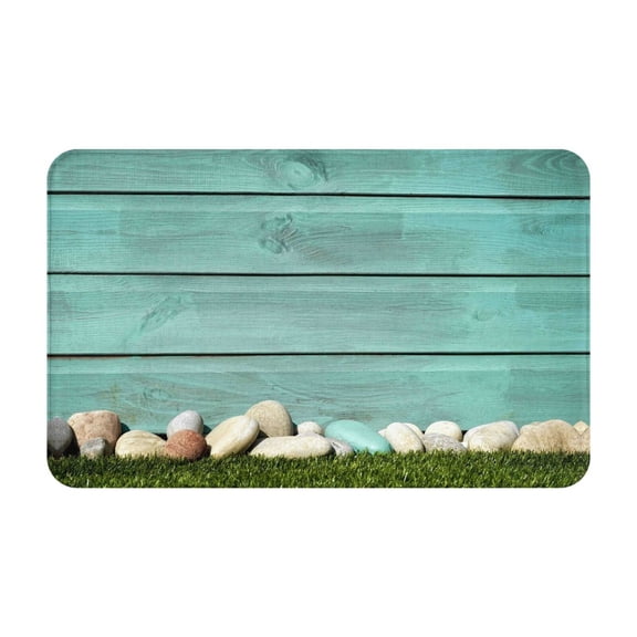 Bathroom Rugs Non Slip Washable - Wood Grain Kitchen Mats for Floor, Area Rugs for Entryway Rugs Indoor, Laundry Bathroom Room Door Rug with Rubber Backing 20x31.5in