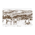 thumbnail image 1 of Bathroom Rugs Non Slip Washable - Woodland Forest With Deers Kitchen Mats for Floor, Area Rugs for Entryway Rugs Indoor, Laundry Bathroom Room Door Rug with Rubber Backing 20x31.5in, 1 of 8