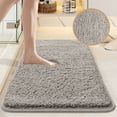 thumbnail image 1 of Bathroom Rugs Non-slip Absorbent Floor Mat, 24x16 Super Soft Plush Toilet Shower Rug with Thick Pile for Quick Drying & Easy Cleaning, Machine Washable Bath Mat for Bedroom and Entryway Use, 1 of 6