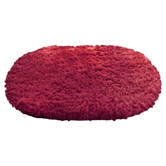 Bathroom Rugs,Oval,Bathroom Rug,Small Bath Mat,Extra-Soft Plush Non-Slip Bathroom Rug,Soft Absorbent Chenille Machine Washable Non Slip Shaggy Bath Rug Set For Tub, Shower(15.7 X 23.6inch)