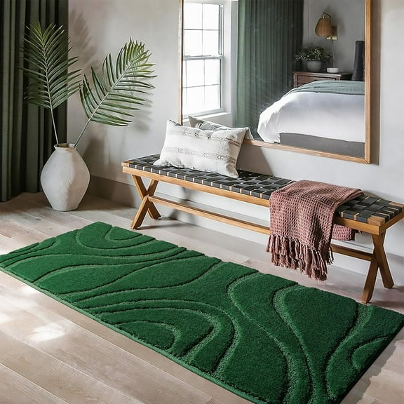 Bathroom Rugs Runner 24 X 72 Inch,Extra Long Bathroom Rug Non-Slip,Machine Washable[1]