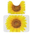 thumbnail image 1 of Bathroom Rugs Set 2 Pieces, Sunflower Bathroom Set - Quick Drying Bath Mat And U-Shaped Toilet Rug, Water Absorbent Bath Carpet For Bedroom Floor Living Room, Machine Washable, 1 of 6