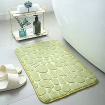 Bathroom Rugs Sets 2 Piece,Soft Absorbent Bath Mat and U-Shaped Toilet Rug with Non Slip Backing,Shaggy Bath Mats for Bathroom, Bathroom Rug Set of Foam Bath Mat Toilet Mat Soft Absorbent Thick Rug