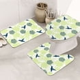 thumbnail image 1 of Bathroom Rugs Sets 3 Piece - Art Deco Hummingbird Absorbent Non Slip Bath Mats, U-Shape Toilet Lid Cover, Contour Mat, Soft Washable Shower Mats Bath Rug Mat for Bathroom Tub Toilet, 1 of 7
