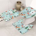 thumbnail image 1 of Bathroom Rugs Sets 3 Piece - Christmas Winter Animals Absorbent Non Slip Bath Mats, U-Shape Toilet Lid Cover, Contour Mat, Soft Washable Shower Mats Bath Rug Mat for Bathroom Tub Toilet, 1 of 7