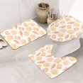 Bathroom Rugs Sets 3 Piece Conch Shells Print No.9050 Non Slip