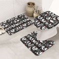 thumbnail image 1 of Bathroom Rugs Sets 3 Piece - Laying Hens And Roosters Absorbent Non Slip Bath Mats, U-Shape Toilet Lid Cover, Contour Mat, Soft Washable Shower Mats Bath Rug Mat for Bathroom Tub Toilet, 1 of 7