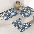 thumbnail image 1 of Bathroom Rugs Sets 3 Piece - Penguin Arctic Adventure Absorbent Non Slip Bath Mats, U-Shape Toilet Lid Cover, Contour Mat, Soft Washable Shower Mats Bath Rug Mat for Bathroom Tub Toilet, 1 of 7