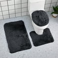 thumbnail image 1 of Bathroom Rugs Sets 3 Piece- Plush Bath Mat Set Quick-Dry Soft Chenille Bathroom Mat Absorbent Bathroom Rug Set, Washable Bath Rugs for Bathroom- Bath Mats, 1 of 8