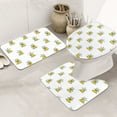 thumbnail image 1 of Bathroom Rugs Sets 3 Piece - Rubber Duck Showe Absorbent Non Slip Bath Mats, U-Shape Toilet Lid Cover, Contour Mat, Soft Washable Shower Mats Bath Rug Mat for Bathroom Tub Toilet, 1 of 7