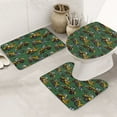 Bathroom Rugs Sets 3 Piece, Scraper Soft Bath Mats for Bathroom with