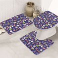 thumbnail image 1 of Bathroom Rugs Sets 3 Piece - summer Cute starwberry ice cream Absorbent Non Slip Bath Mats, U-Shape Toilet Lid Cover, Contour Mat, Soft Washable Shower Mats Bath Rug Mat for Bathroom Tub Toilet, 1 of 7