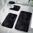thumbnail image 1 of Bathroom Rugs Sets 4 Piece, Non-Slip & Quick Dry Bath Mat Set, Ultra Soft Velvet Bath Rugs for Bathroom, Toilet and Shower Floor, 1 of 3