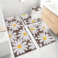 thumbnail image 1 of Bathroom Rugs Sets 4 Piece with Toilet Lid Cover, Non Slip Bathroom Mats Extra Soft Chenille Bath Rugs Absorbent Shaggy Rugs Perfect Plush Mats U-Shaped Toilet Rug and Toilet Cover Kitchen, 1 of 9