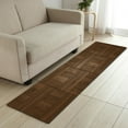 thumbnail image 1 of Bathroom Rugs Soft Non Slip Absorbent Memory Foam Bath Mat Extra Large Size Runner Long Rug for Bath Room Shower Tub Floors Mats, 24" x 36"(Rustic Wood Grain), 1 of 3