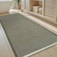 thumbnail image 1 of VUNATE Waffle Bathroom Runner 2'x6' Bath Runner Ultra-Soft Non-Slip Bath Mat Super Absorbent Quick Dry Bathroom Rugs Machine Washable Bathroom Mats for Bathroom Floor Kitchen Entryway Green and White, 1 of 6