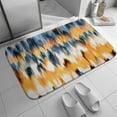 thumbnail image 1 of Bathroom Rugs Watercolor Splash Leopard Texture Bath Rugs Absorbent Non Slip Door Mats Soft Carpet Washable Doormat for Kitchen Bathroom Entry Way Decor Accessories 16 x24Inch, 1 of 5