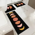 thumbnail image 1 of Bathroom Rugs, Yamaziot Bath Mat Set 3, Absorbent Microfiber Bath Rug, Non-Slip Shaggy Ultra Soft Bathroom Runner, U Shaped Contour Toilet Mat for Tub Front, Shower Floor, Door Front Inside, 1 of 6