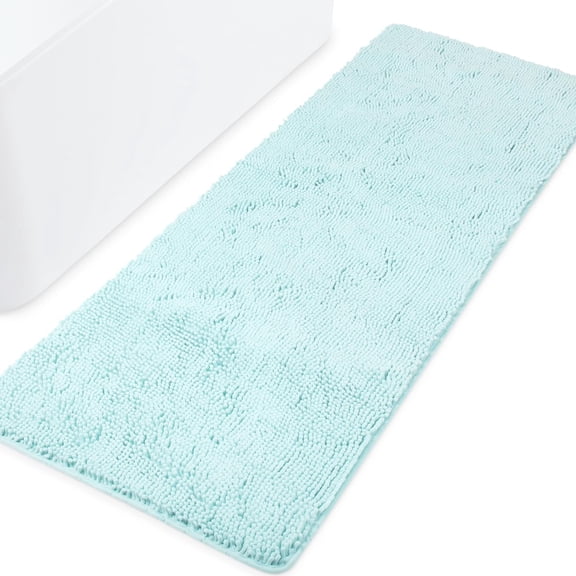 Bathroom Runner Rug 24"x72" Non Slip Thick Chenille Absorbent Washable Floor Mat