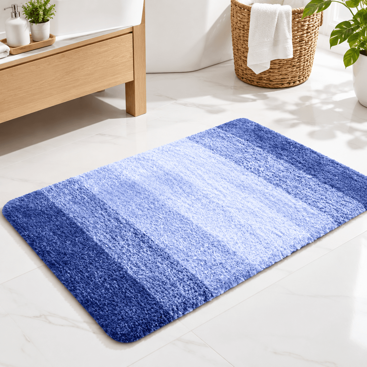 Bathroom Runner Rug 44x24 Extra Soft Absorbentfiber Bath Rugs - Walmart.com