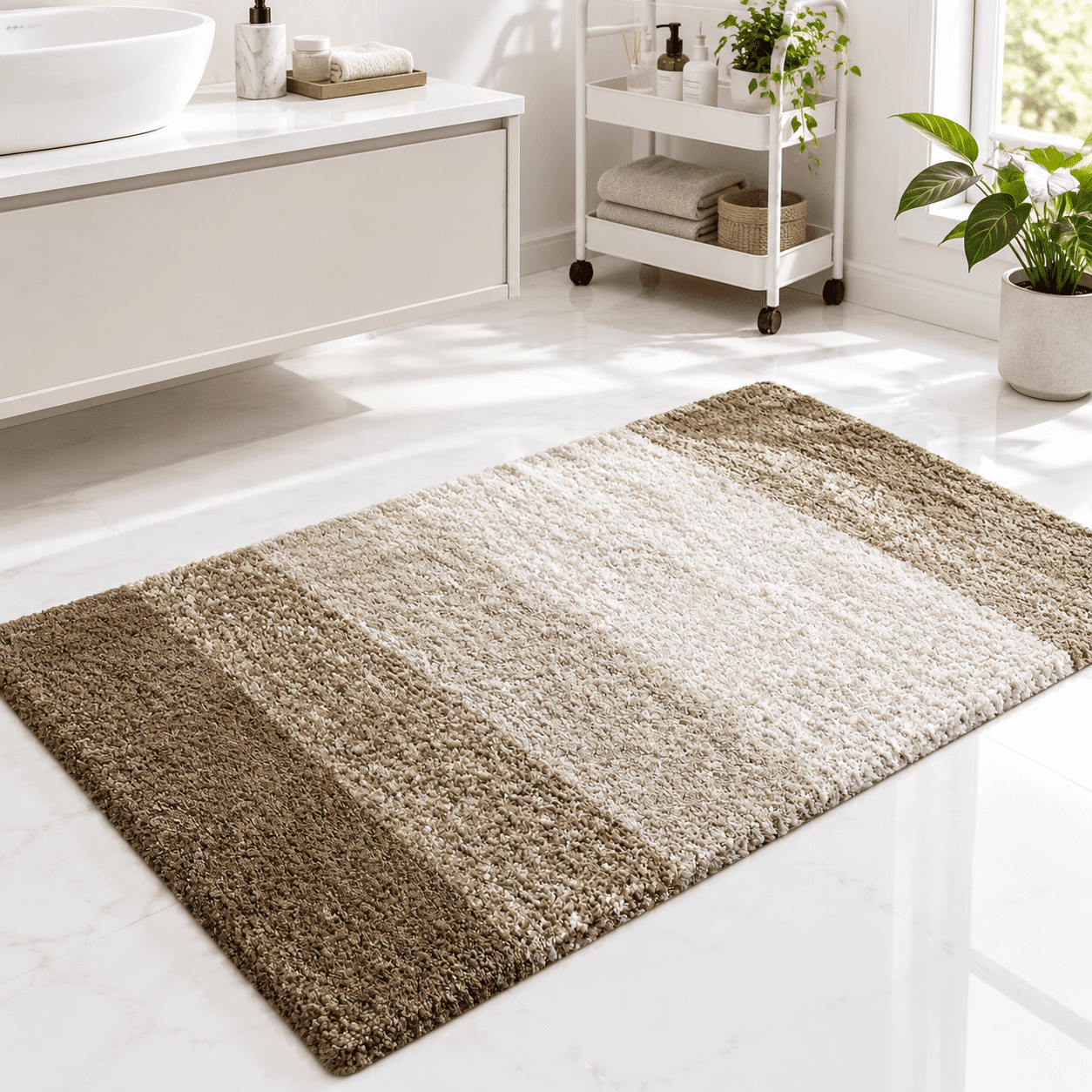 Bathroom Runner Rug 59x24 Extra Soft Absorbentfiber Bath Rugs - Walmart.com